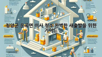 청양군 운곡면 이사 청소: 완벽한 새출발을 위한 가이드